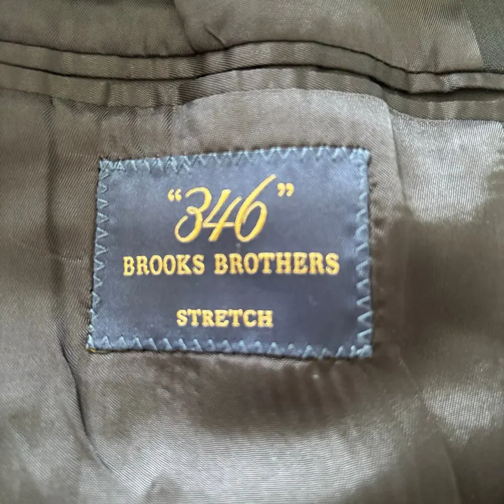 Brooks Brothers 346 Men's Size 40R Blue Lined Stretch‎ Tuxedo Suit Blazer Jacket